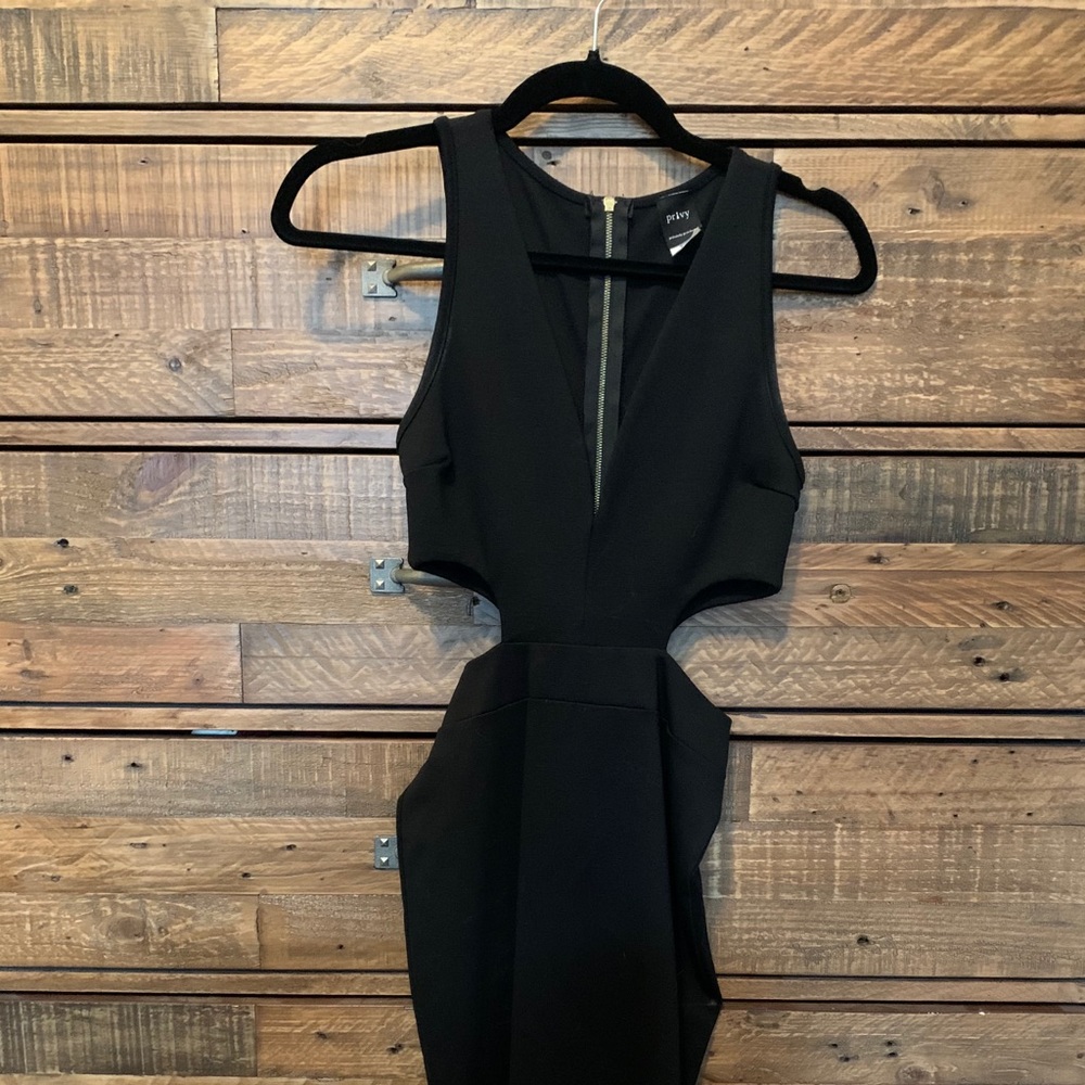 Boutique Black Cutout Dress